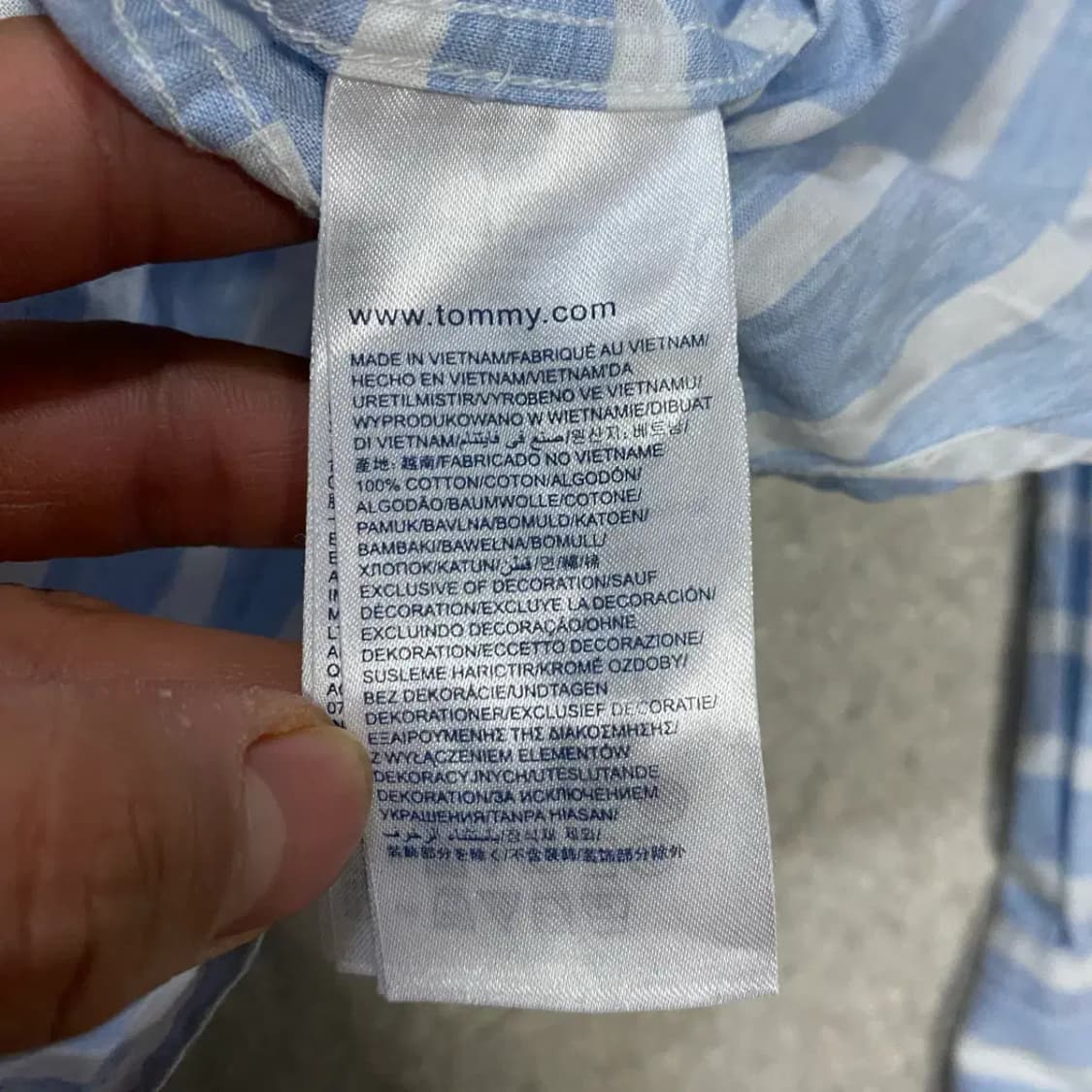 타미힐피거 셔츠 남방 L 100 상품이미지4