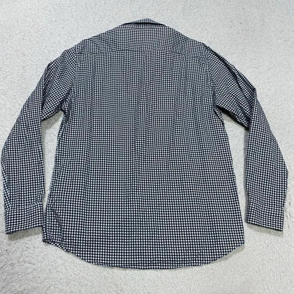 빈폴 블랙 깅엄체크 긴팔 셔츠 105 상품이미지5