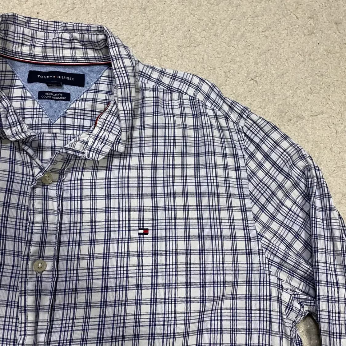 타미힐피거 체크 셔츠 남방 m 상품이미지2