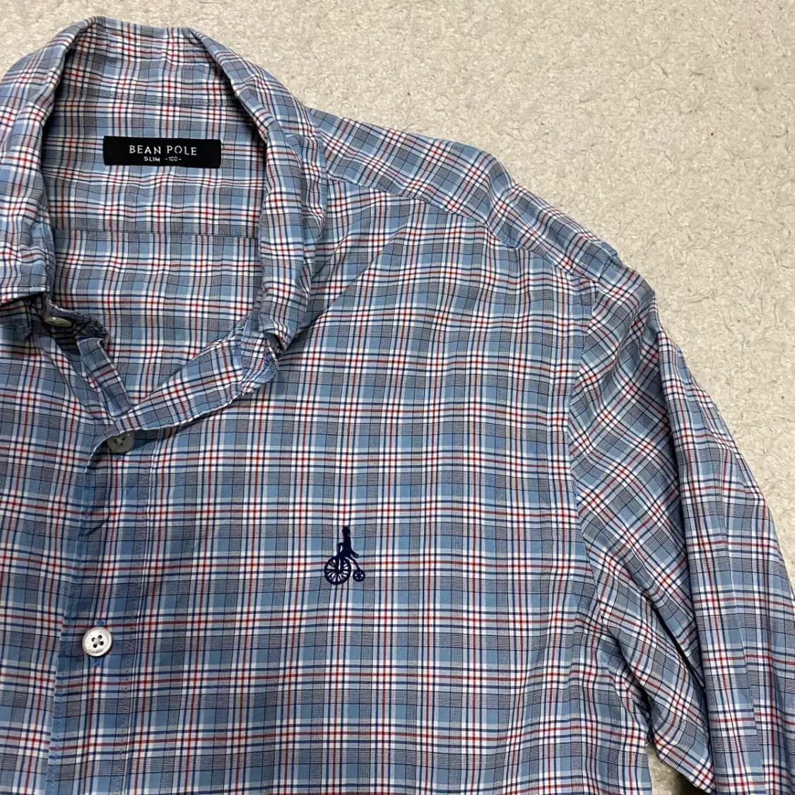 빈폴 체크 긴팔 셔츠 100 상품이미지2