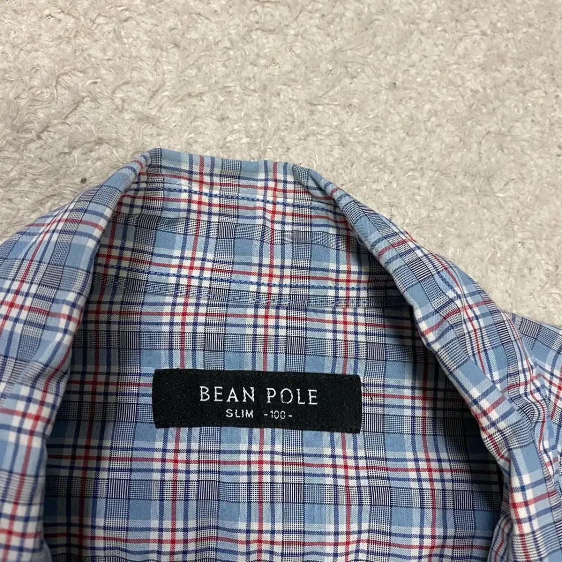 빈폴 체크 긴팔 셔츠 100 상품이미지3