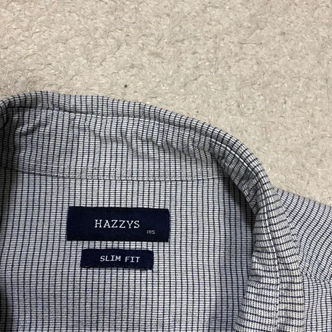 헤지스 셔츠 스트라이프 슬림핏 105 상품이미지3