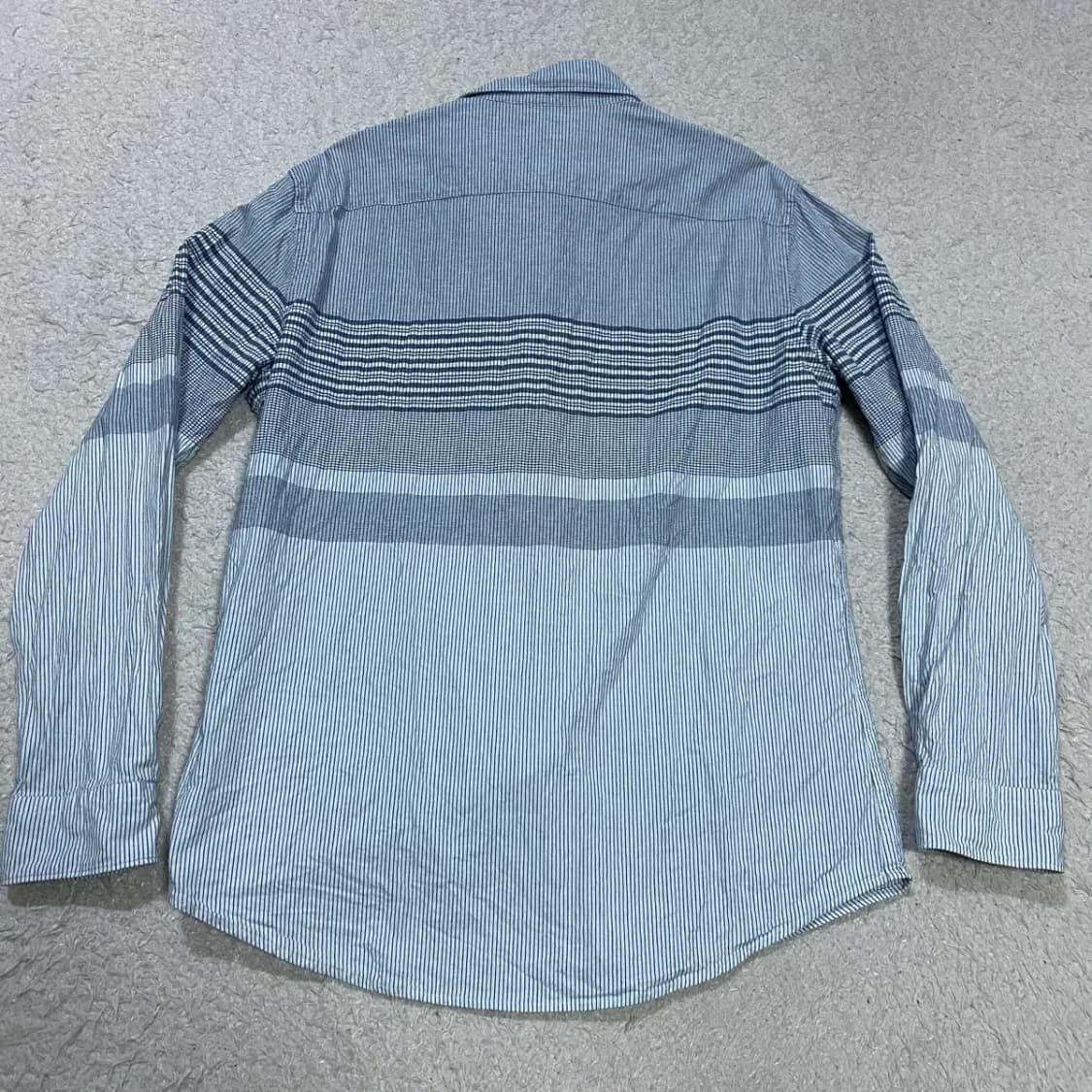 헤지스 셔츠 스트라이프 슬림핏 105 상품이미지5