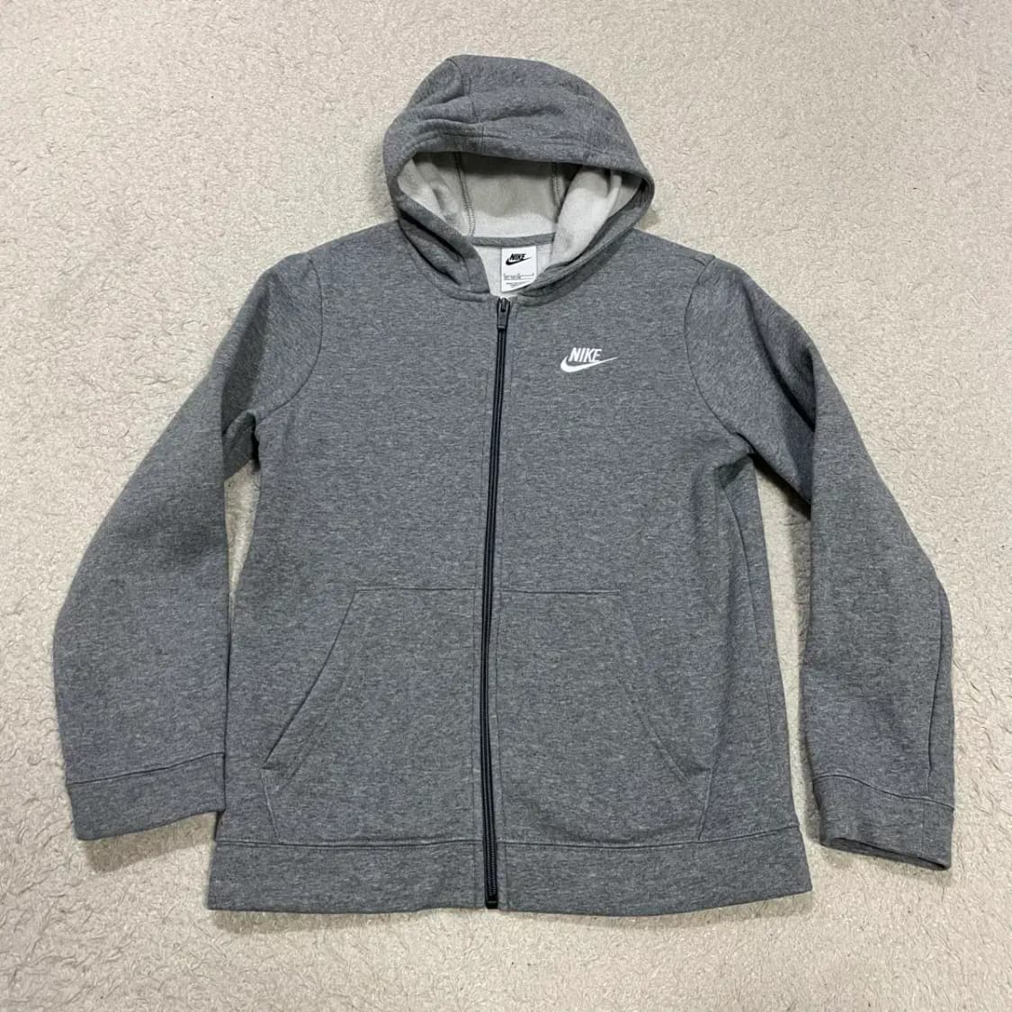 나이키 기모 후드집업 회색 여성 추천 상품이미지1