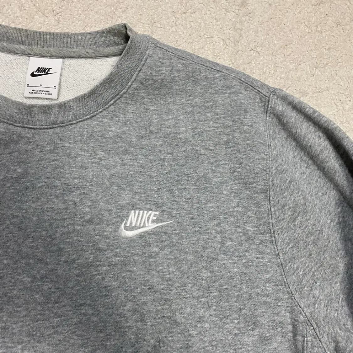 나이키 맨투맨 회색 기모 m 95 상품이미지2