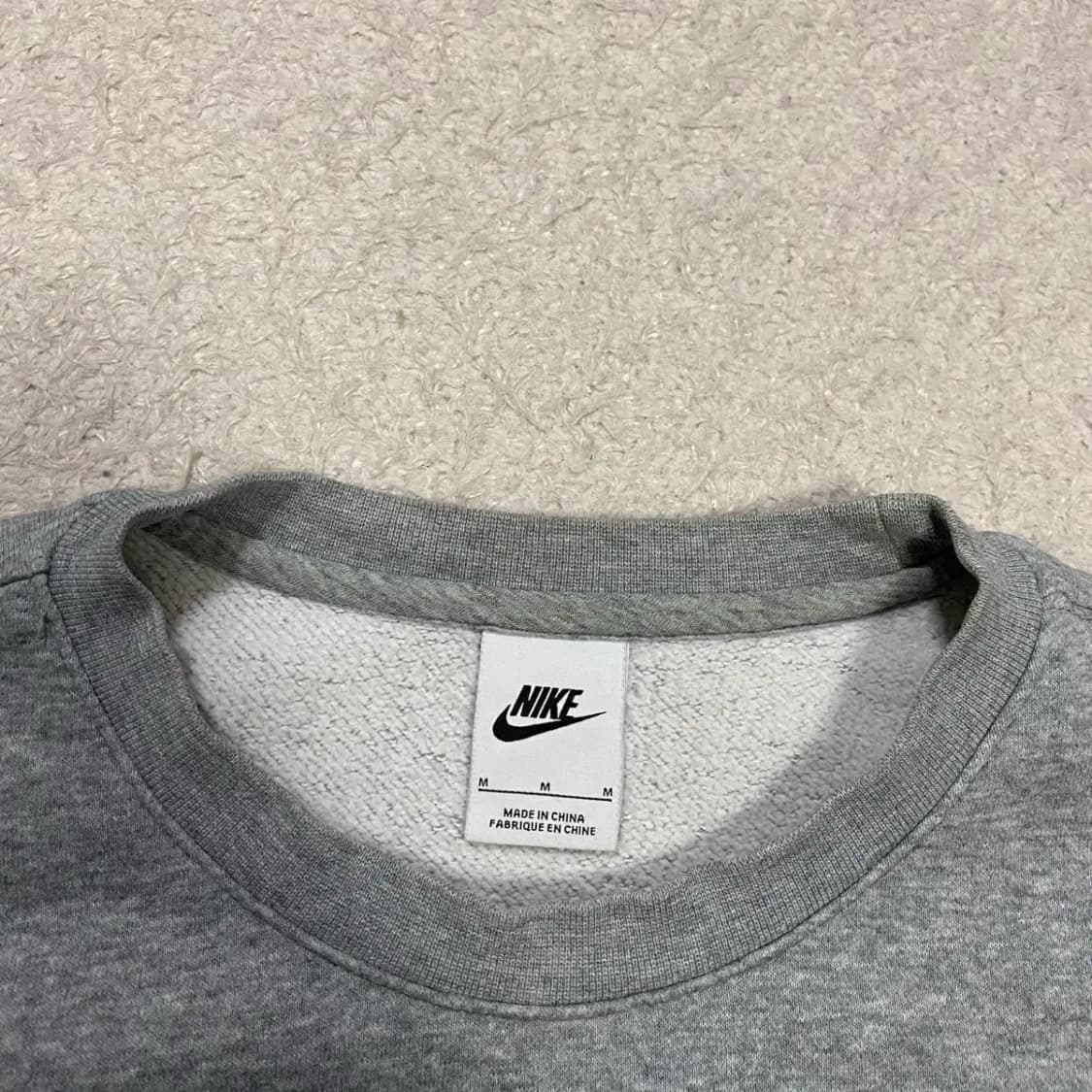 나이키 맨투맨 회색 기모 m 95 상품이미지3