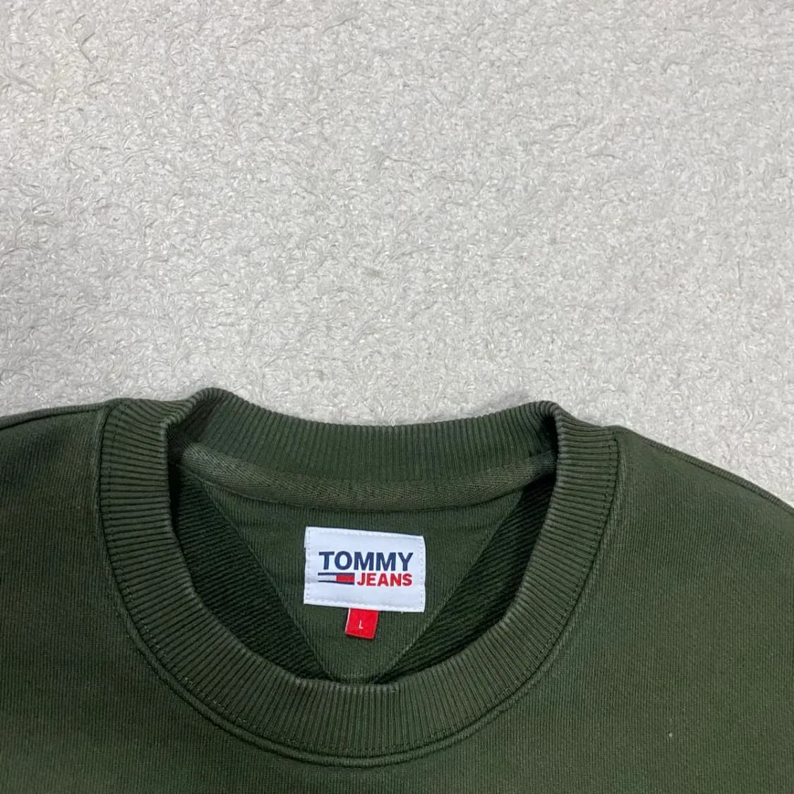 타미진스 올리브 그린 맨투맨 티셔츠 L 상품이미지2