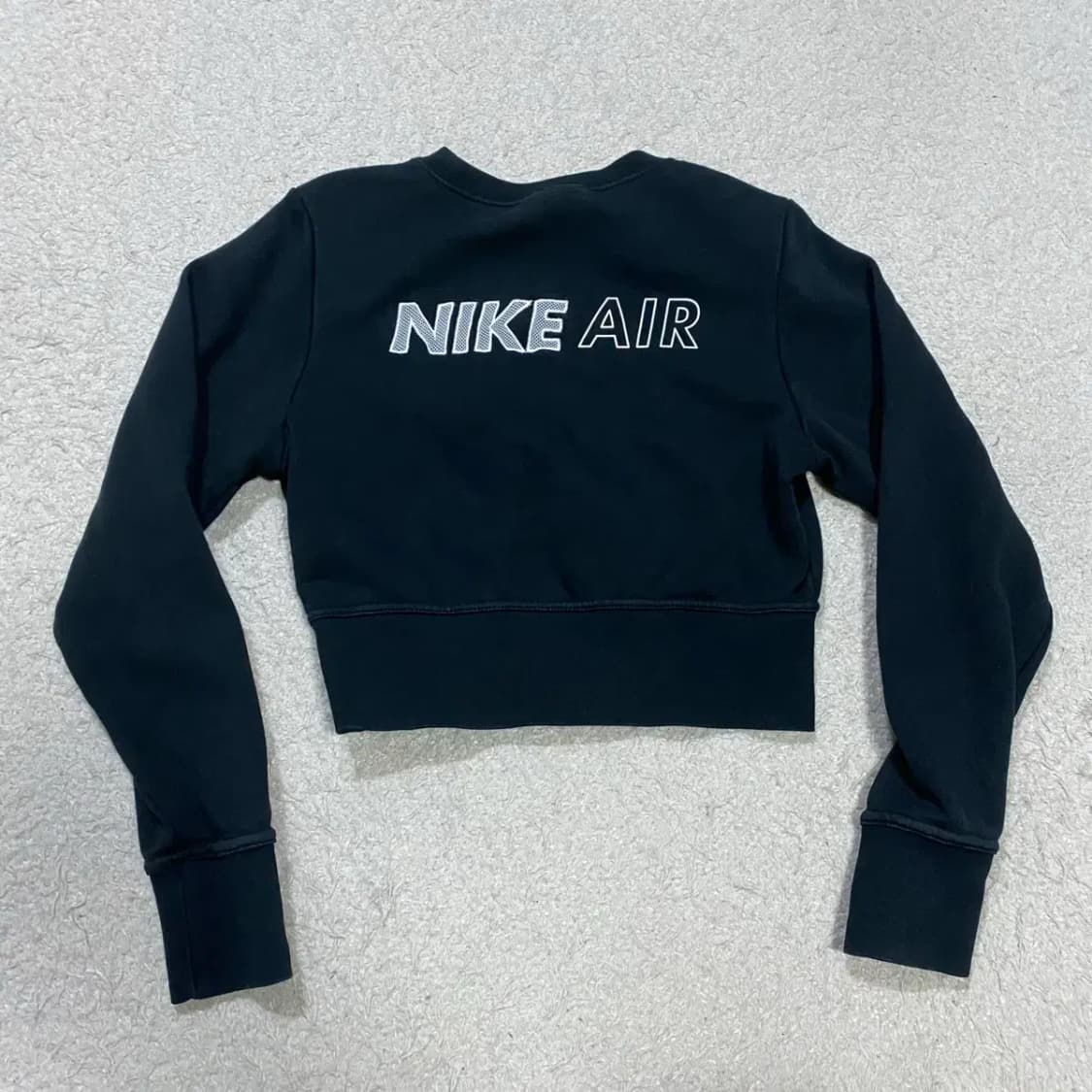 나이키 에어 블랙 크롭 맨투맨 여성 s 80 상품이미지5