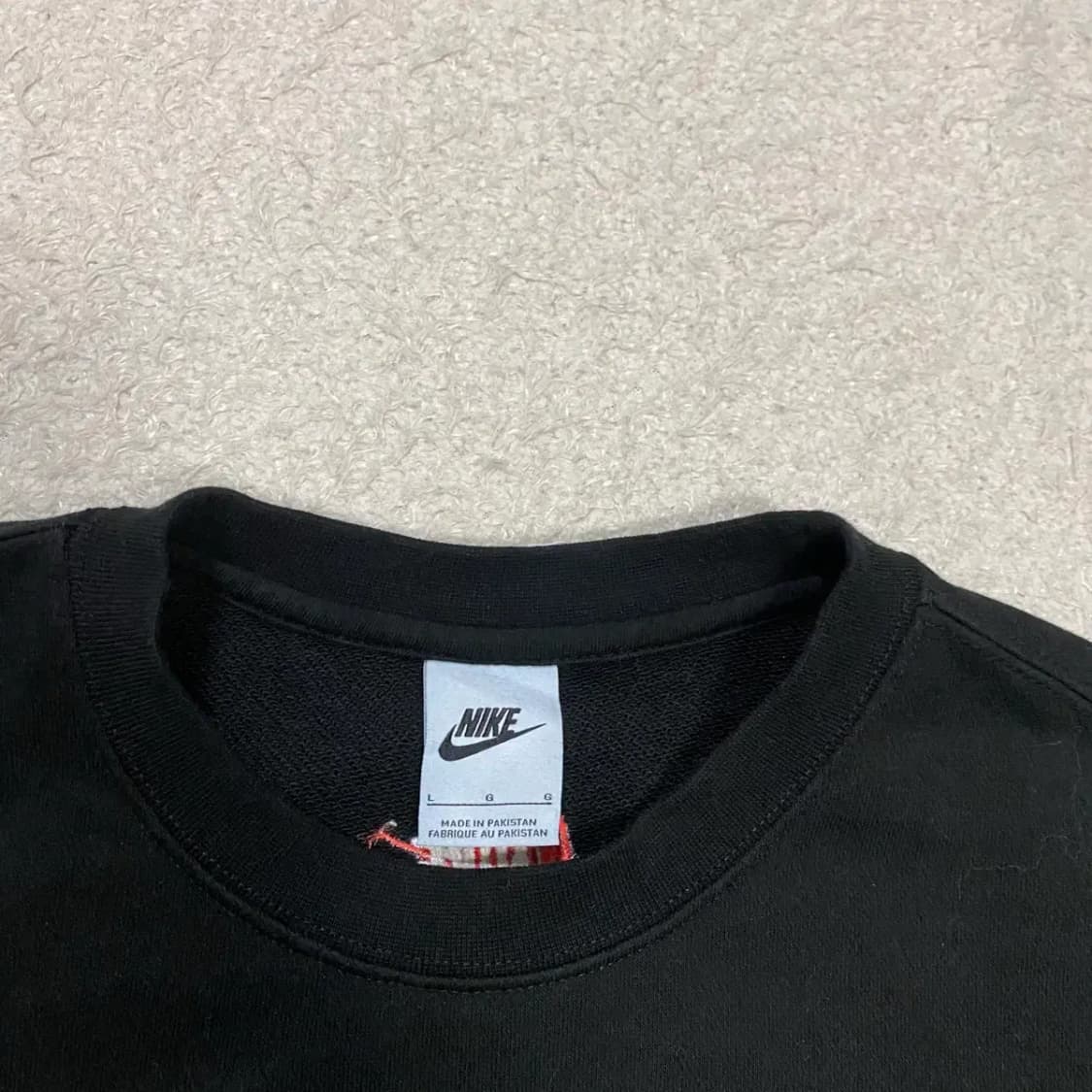 나이키 블랙 맨투맨 티셔츠 L 100 상품이미지3