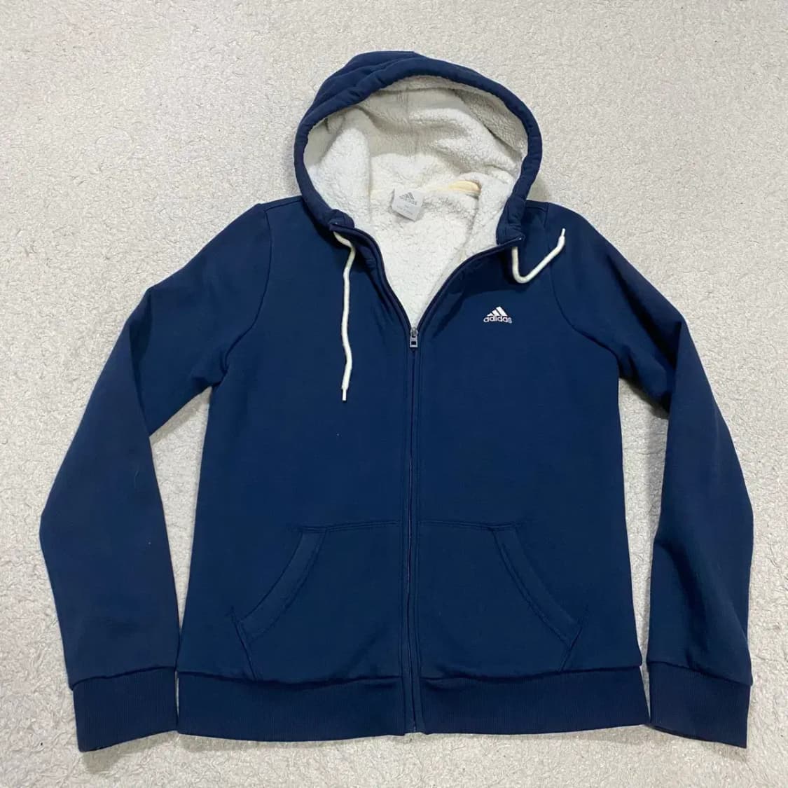 아디다스 네이비 기모 후드집업 L 100 상품이미지1