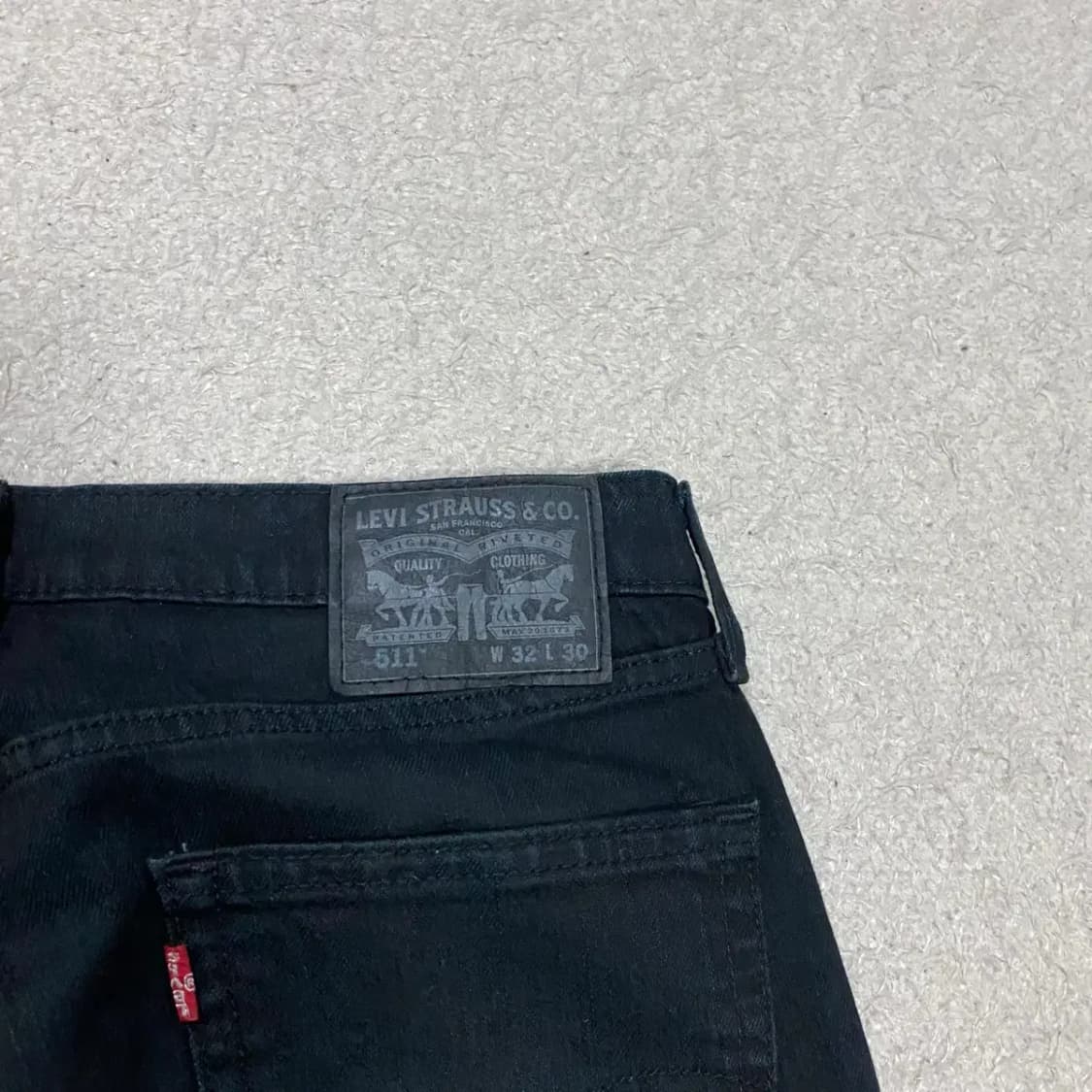 리바이스 511 블랙진 청바지 데님 팬츠 32인치 상품이미지8