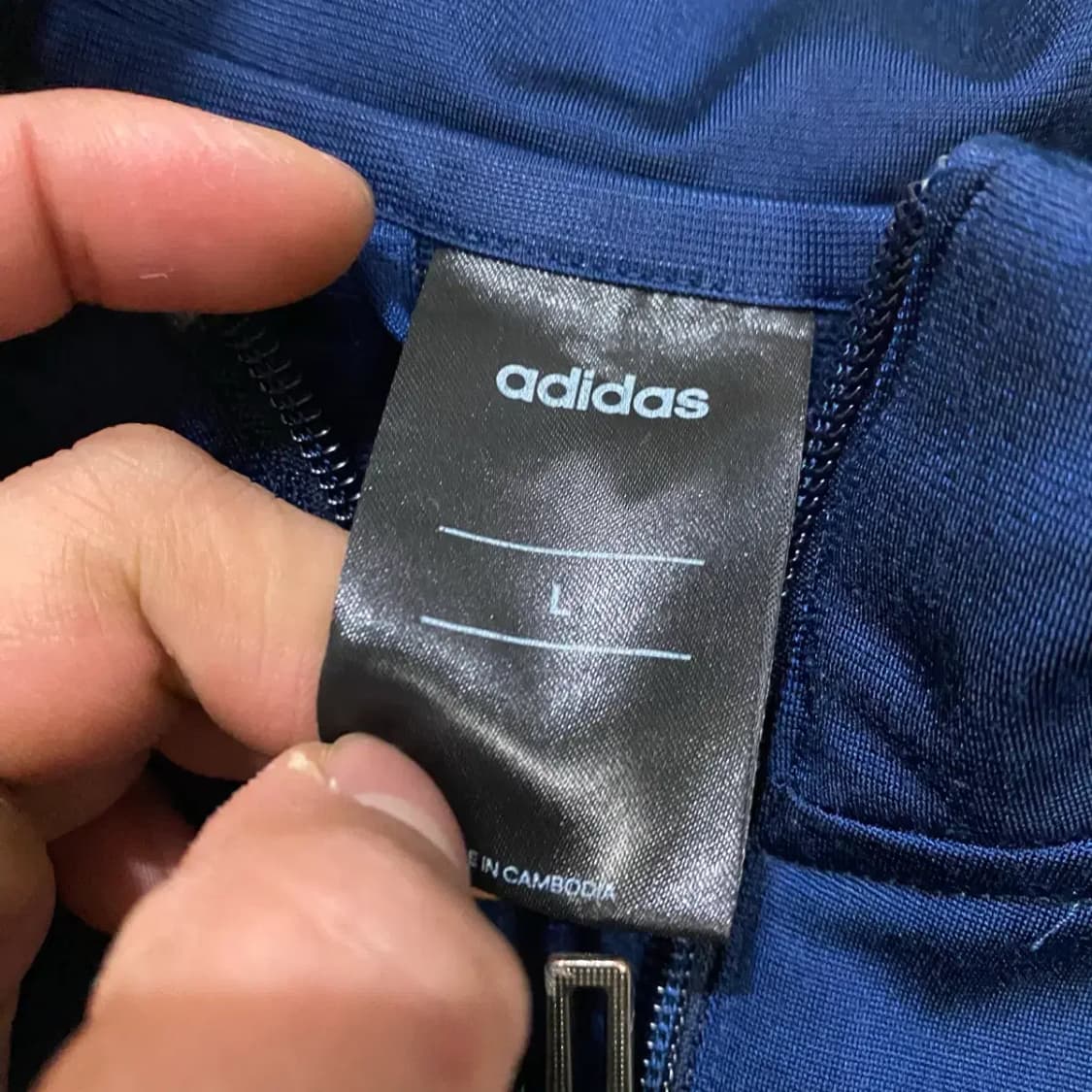 아디다스 져지 트랙탑 네이비 L 100 상품이미지3