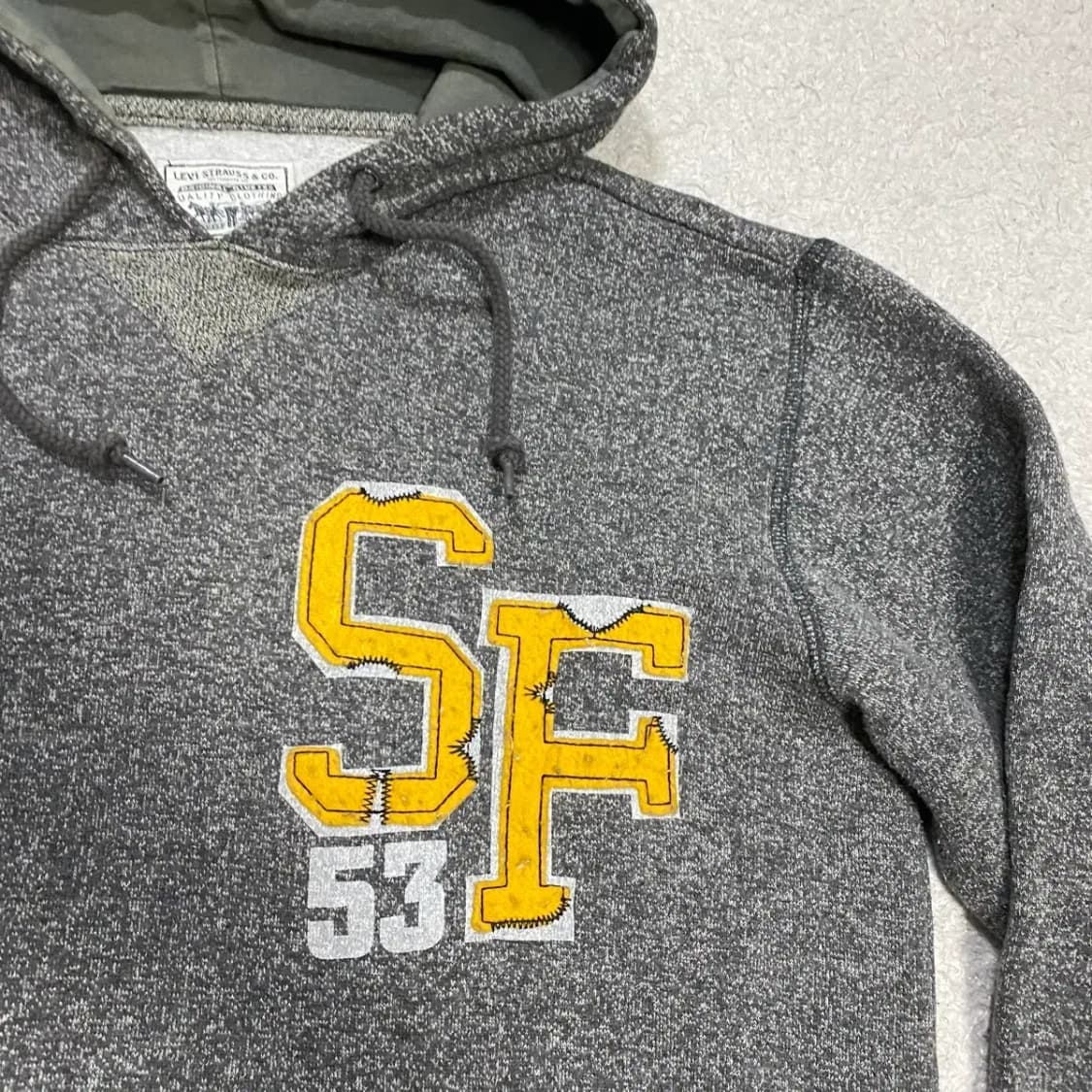리바이스 SF 후드티 그레이 기모 m 상품이미지2