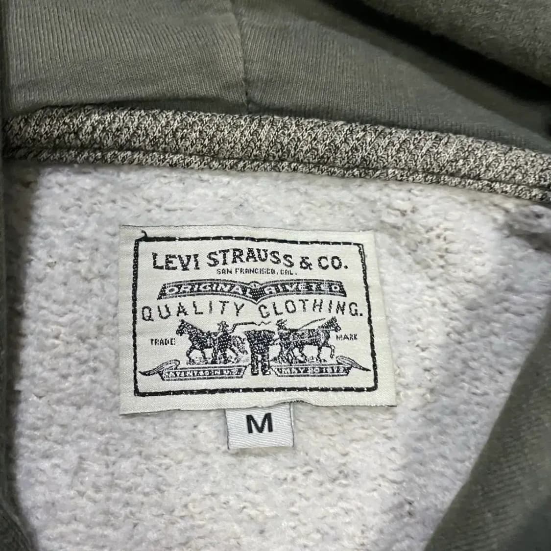 리바이스 SF 후드티 그레이 기모 m 상품이미지3