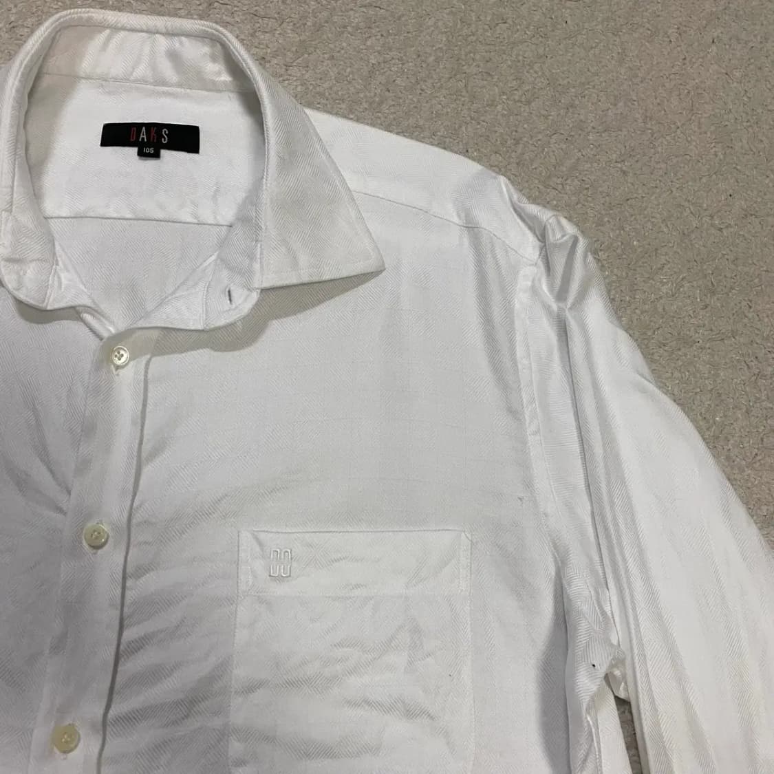 DAKS 닥스 화이트 긴팔 셔츠 105 상품이미지2