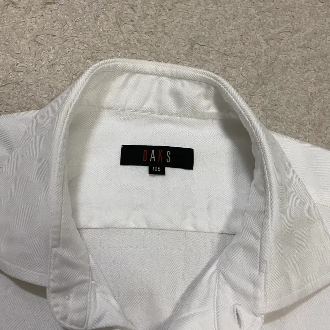 DAKS 닥스 화이트 긴팔 셔츠 105 상품이미지3
