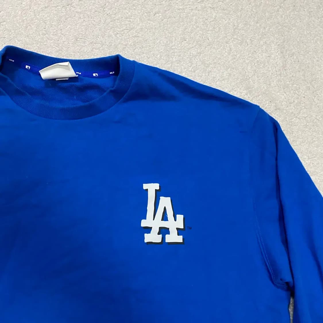 MLB LA 다저스 블루 맨투맨 티셔츠 xxl 110 상품이미지2