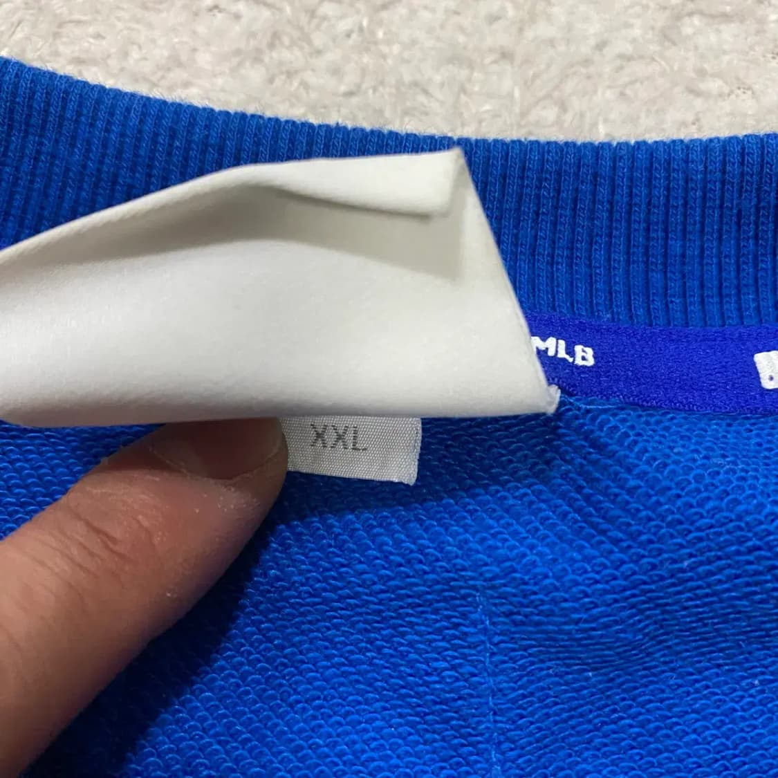 MLB LA 다저스 블루 맨투맨 티셔츠 xxl 110 상품이미지4