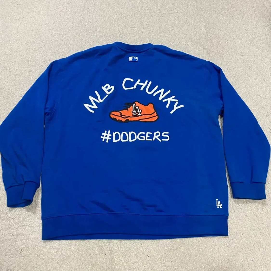 MLB LA 다저스 블루 맨투맨 티셔츠 xxl 110 상품이미지6