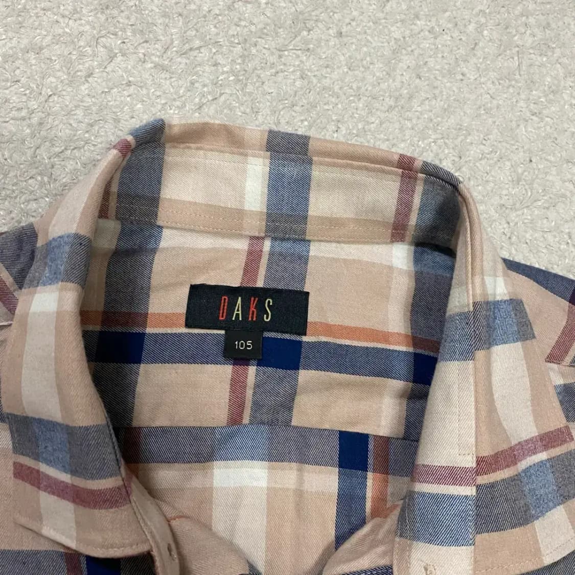 닥스 체크 긴팔 셔츠 105 상품이미지3