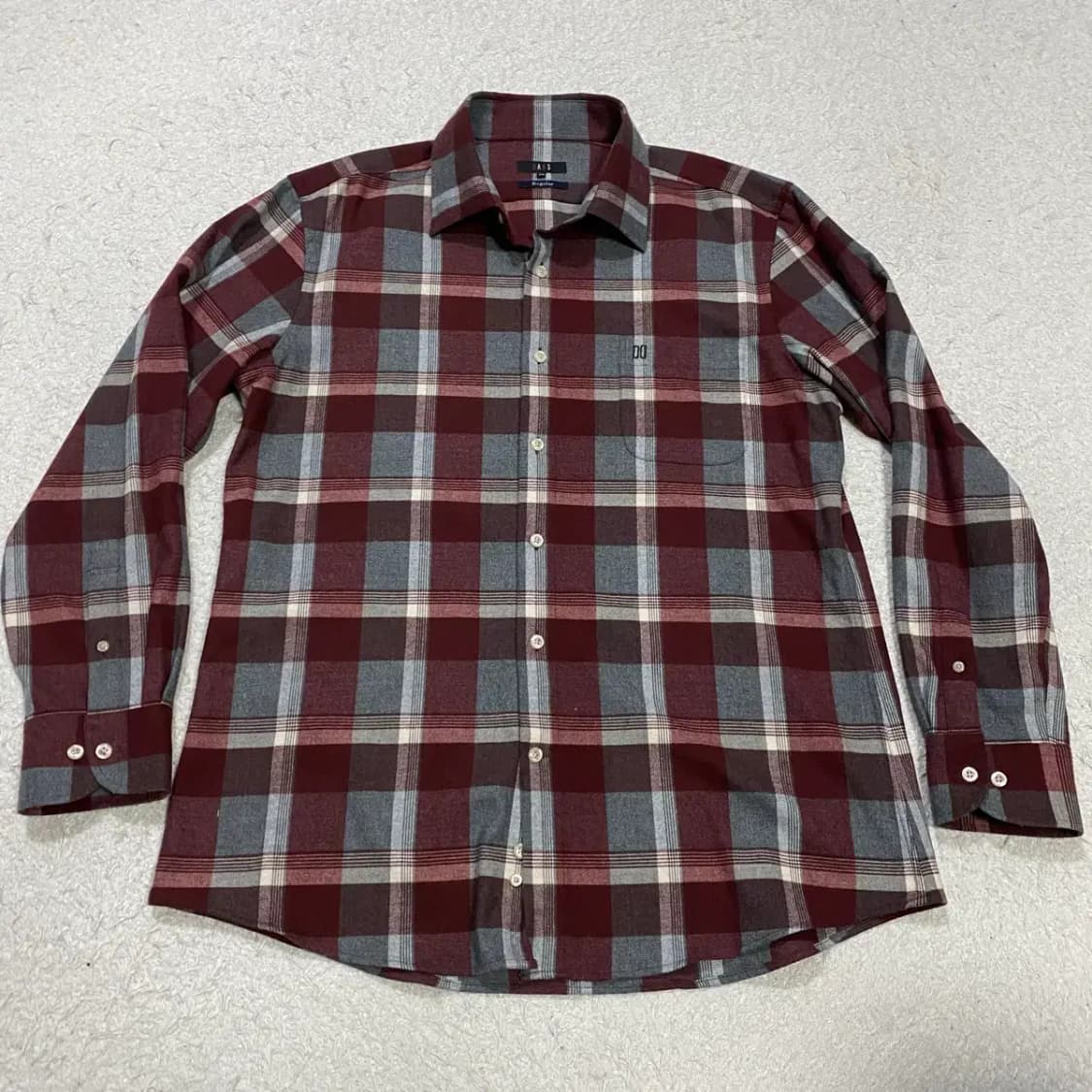 닥스 체크 셔츠 남방 긴팔 xxl 110 상품이미지1