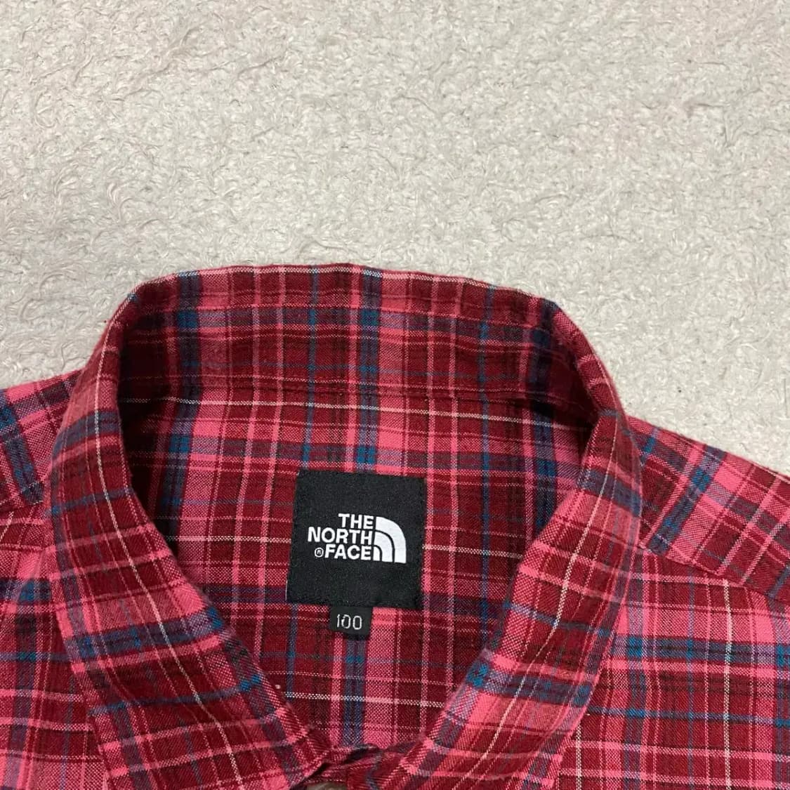 노스페이스 체크 셔츠 남방 L 100 상품이미지3
