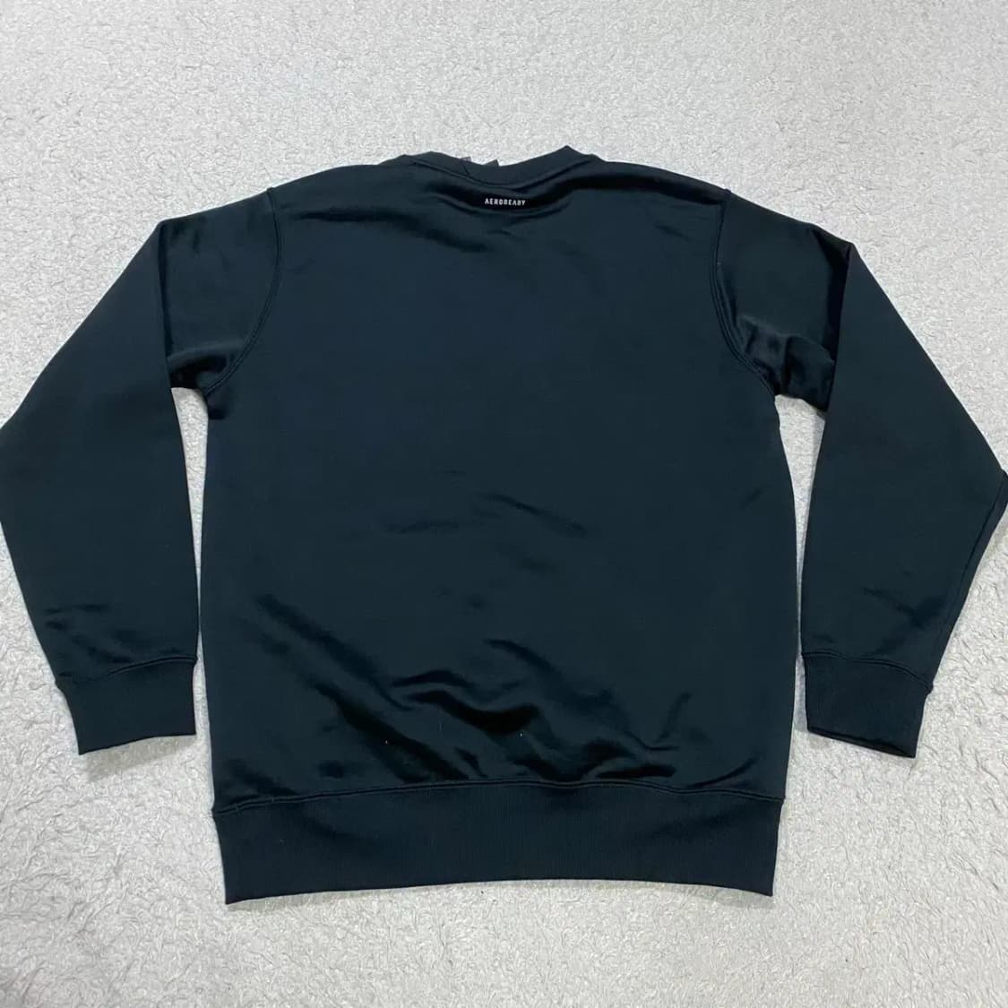 아디다스 블랙 빅로고 맨투맨 기능성 m 상품이미지4