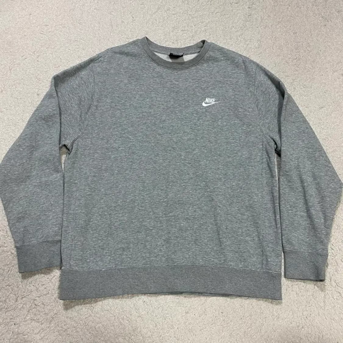 나이키 스우시 맨투맨 회색 xl 105 상품이미지1