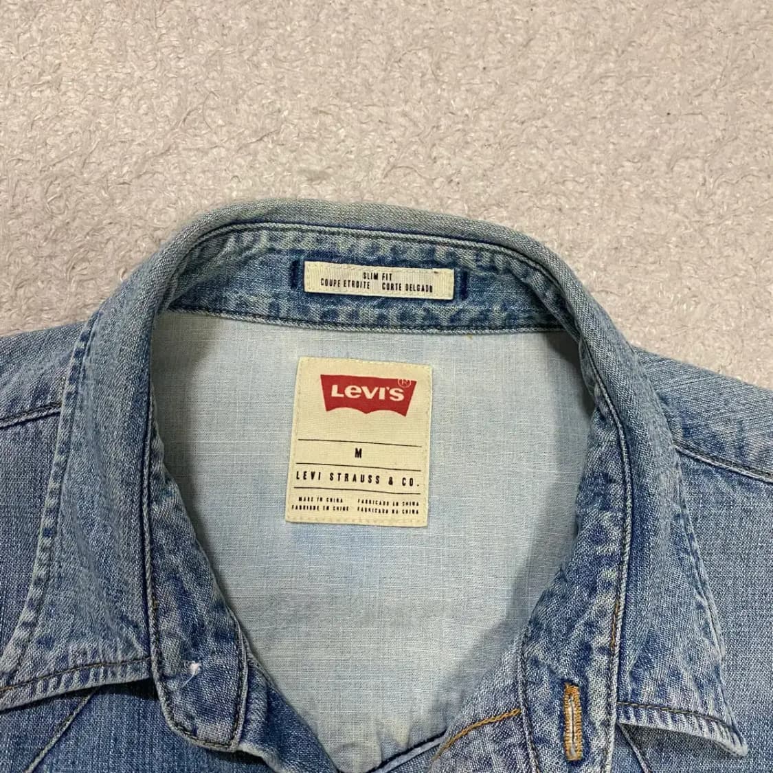 리바이스 데님 웨스턴 셔츠 긴팔 m 95 상품이미지3