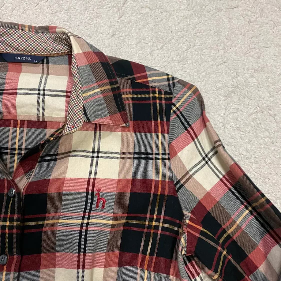헤지스 체크 셔츠 여성 90 상품이미지2