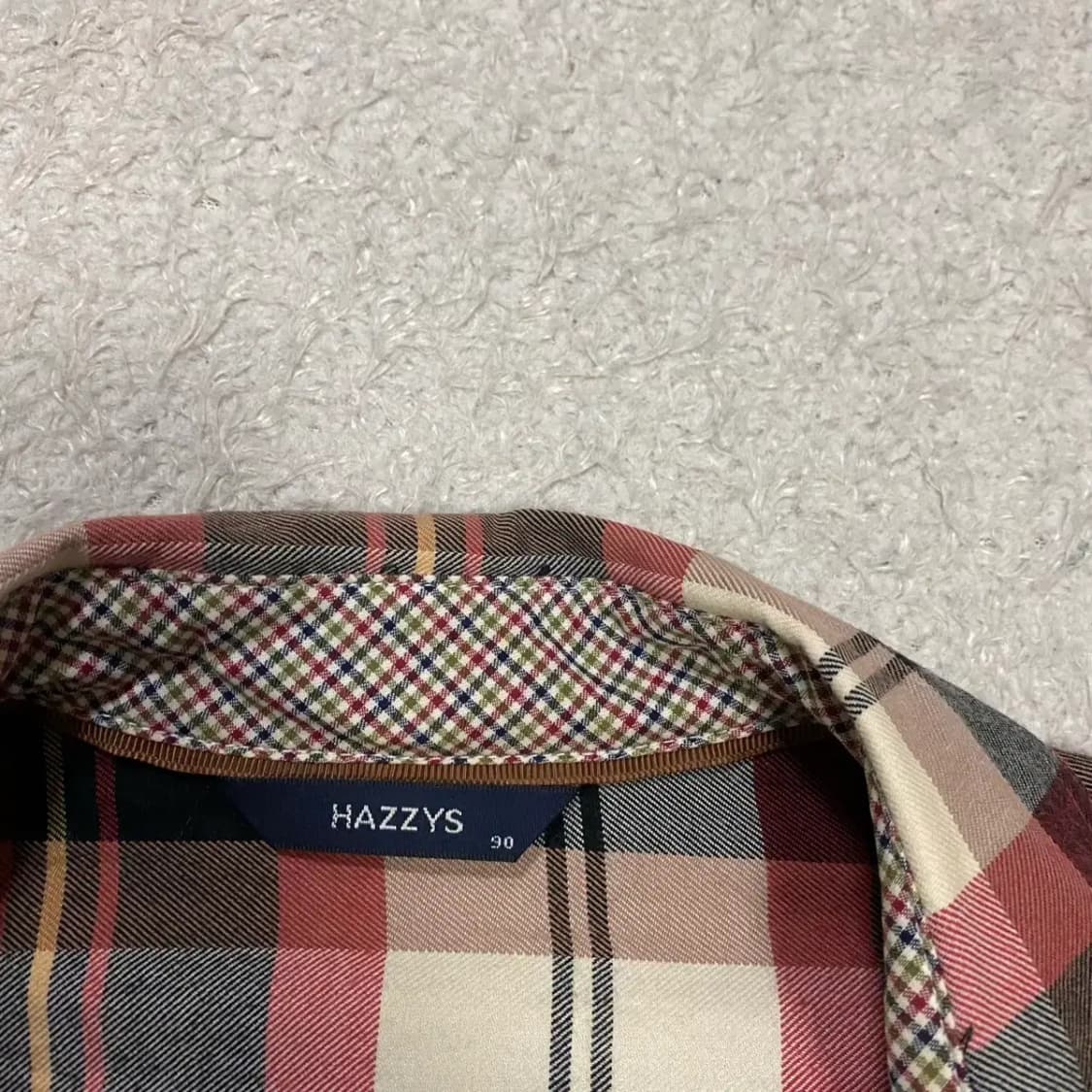 헤지스 체크 셔츠 여성 90 상품이미지3