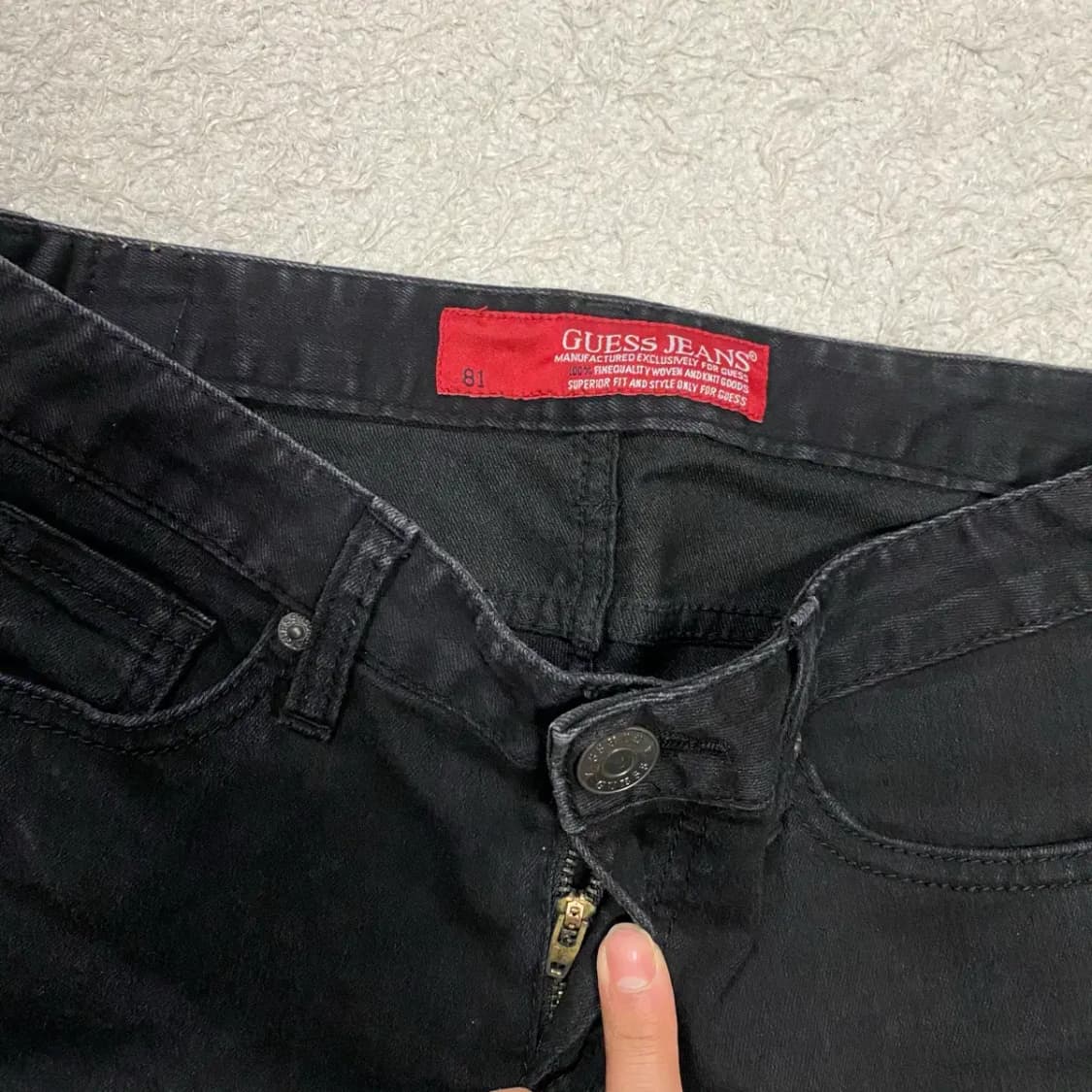 게스 블랙 스키니진 여성 26인치 상품이미지2