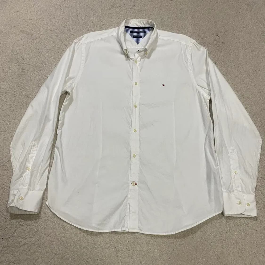 타미힐피거 화이트 셔츠 긴팔 xl 상품이미지1