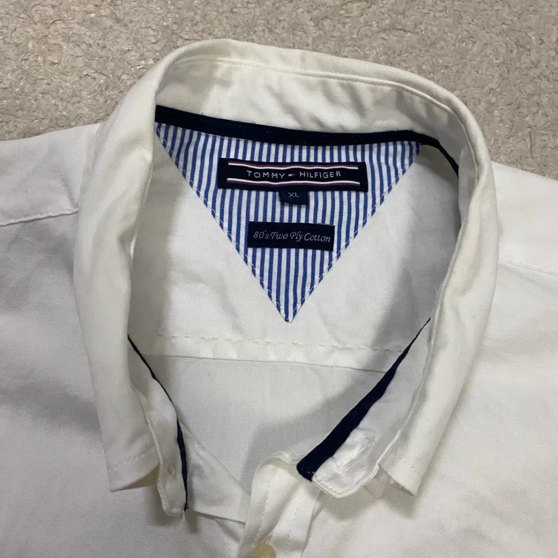 타미힐피거 화이트 셔츠 긴팔 xl 상품이미지3