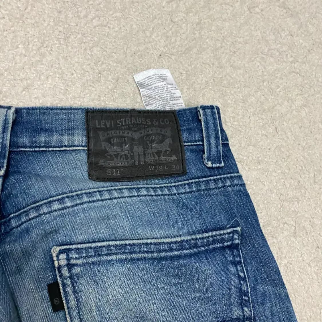 리바이스 511 청바지 데님 팬츠 28인치 상품이미지7