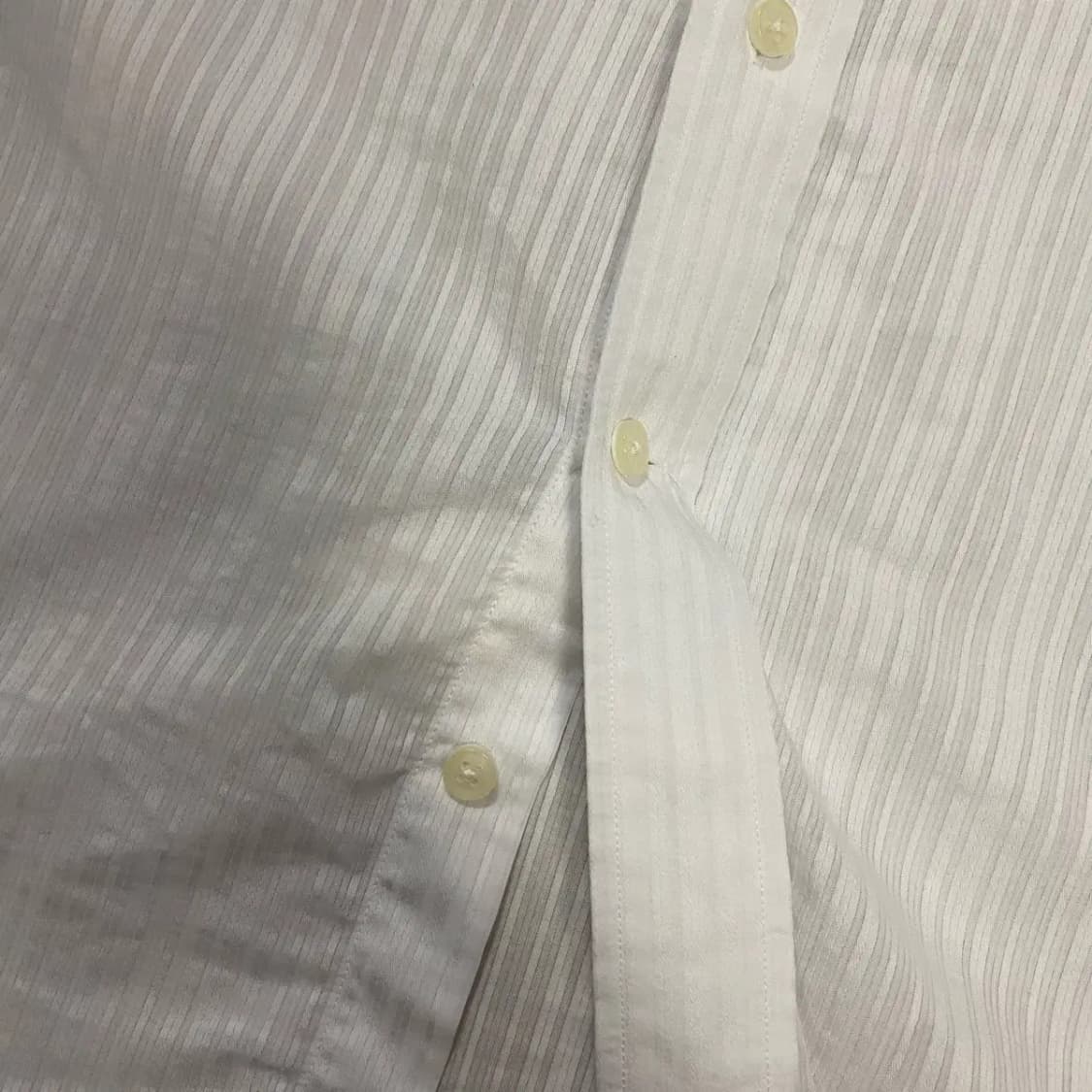 닥스 화이트 스트라이프 긴팔 셔츠 100 상품이미지3