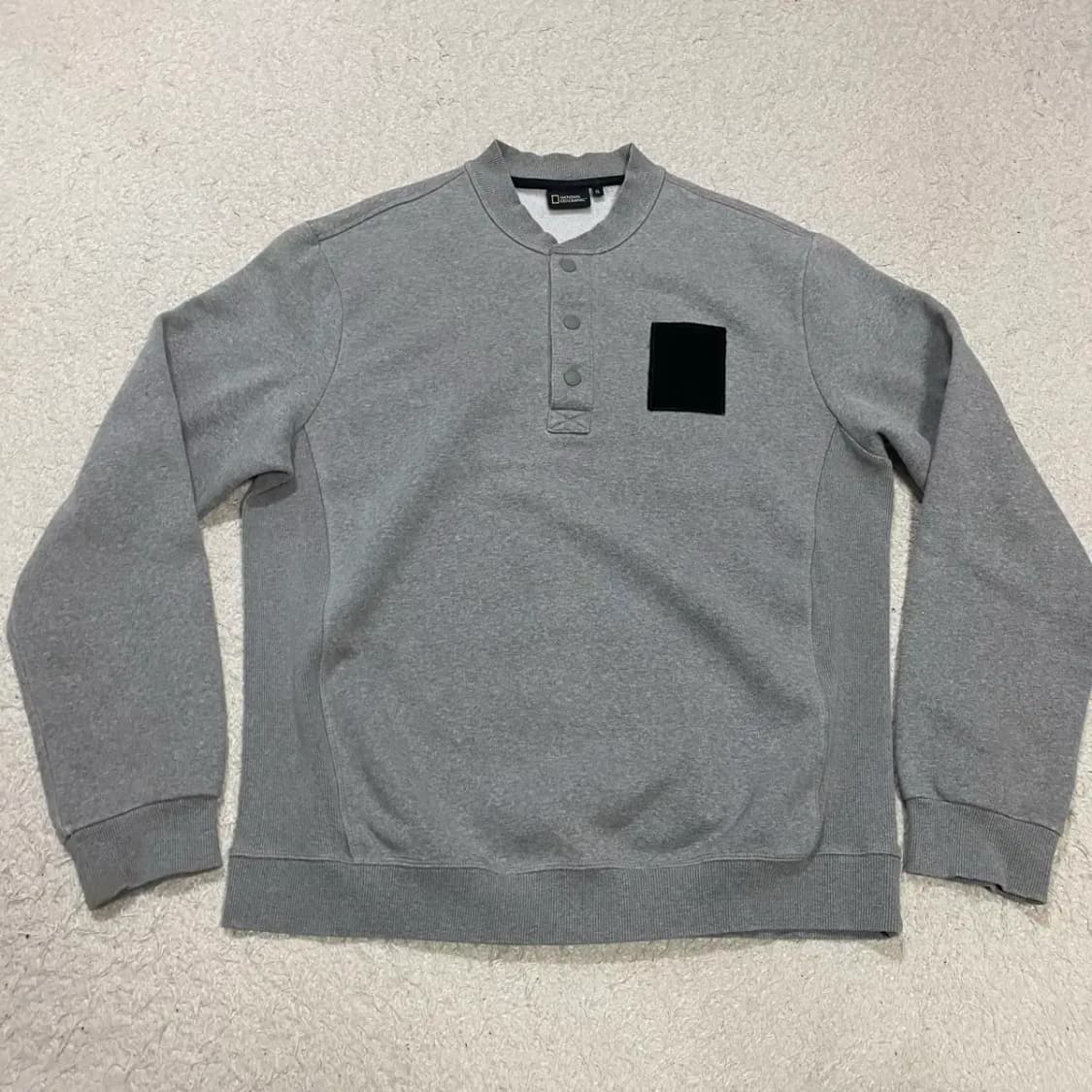 내셔널지오그래픽 회색 맨투맨 티셔츠 XL 105 상품이미지1