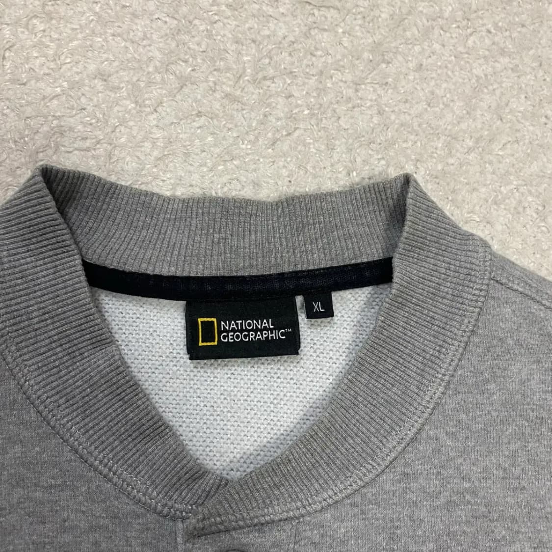 내셔널지오그래픽 회색 맨투맨 티셔츠 XL 105 상품이미지3