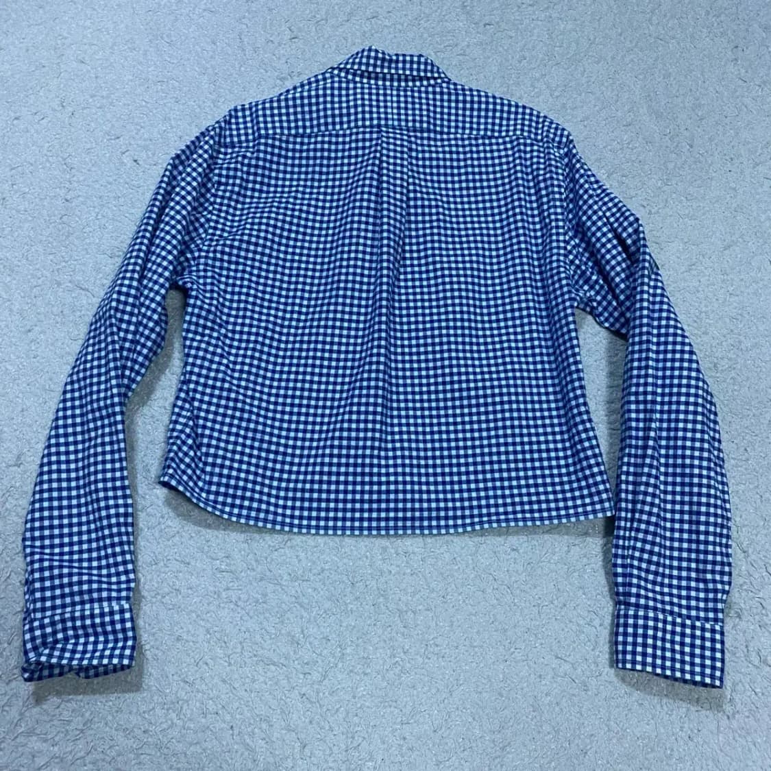 폴로 랄프로렌 깅엄 체크 크롭 셔츠 m 상품이미지6