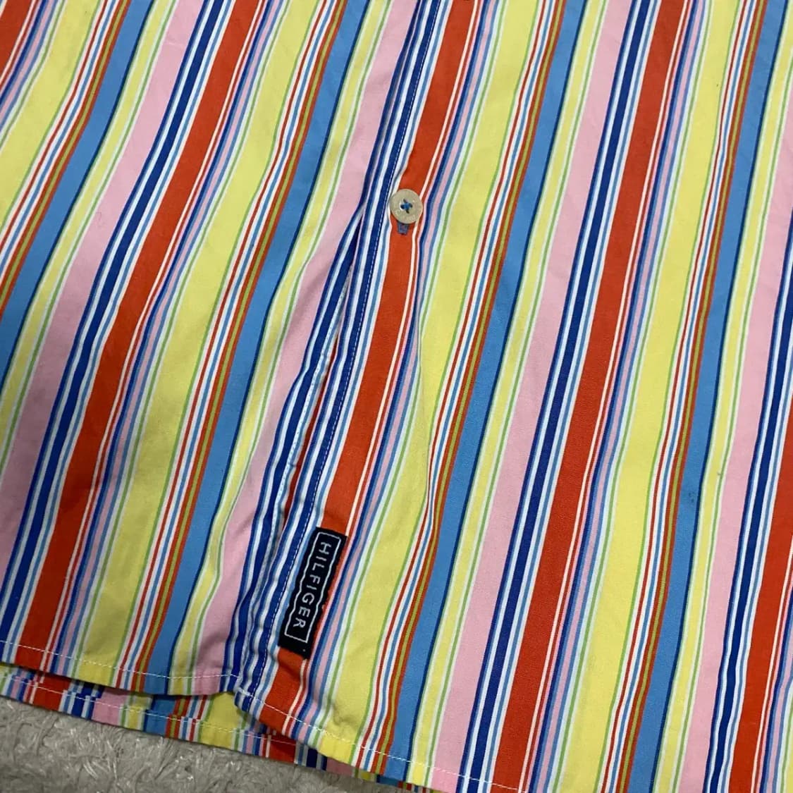 타미힐피거 스트라이프 셔츠 남방 L 상품이미지2