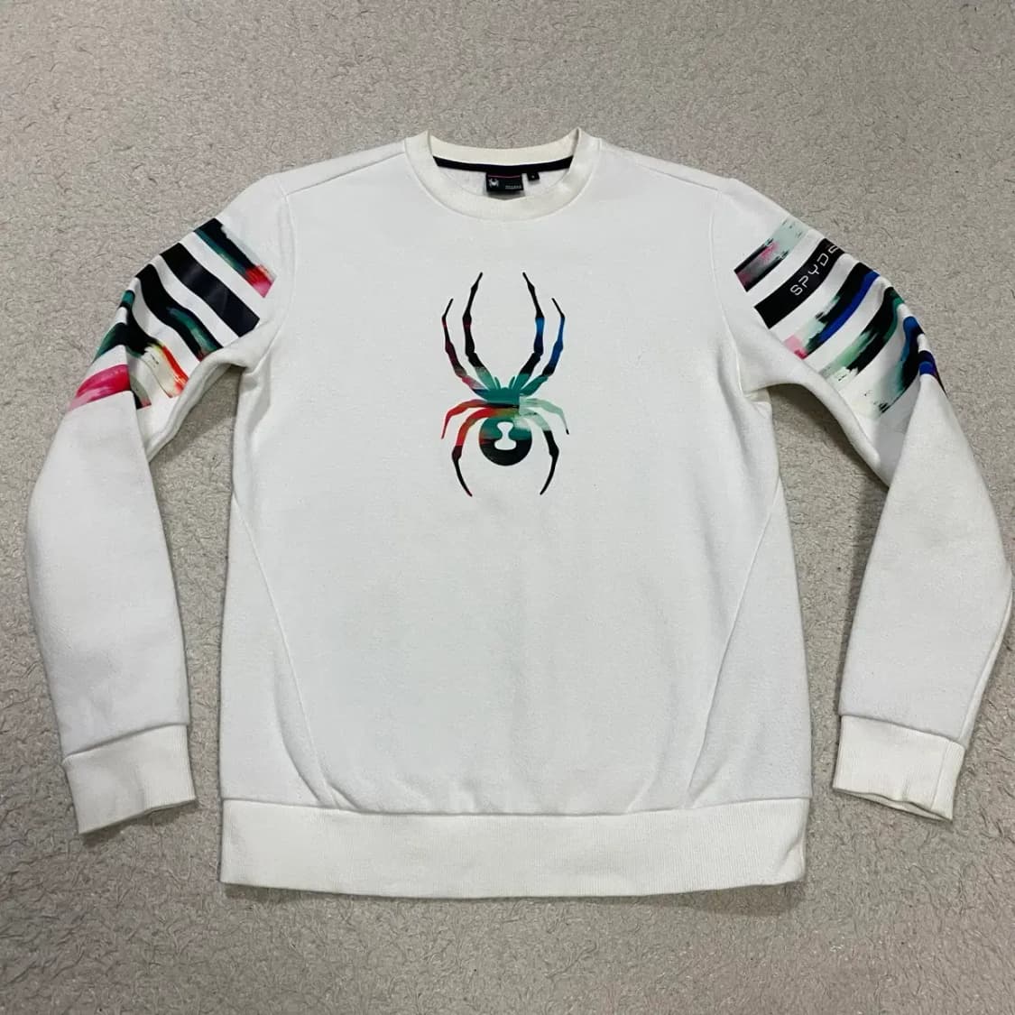 Spyder 스파이더 흰색 맨투맨티 s 90 상품이미지1