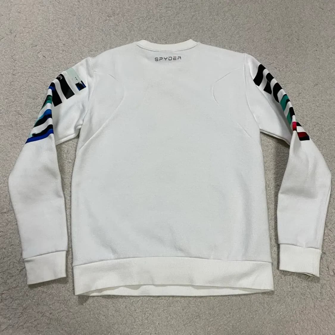 Spyder 스파이더 흰색 맨투맨티 s 90 상품이미지5