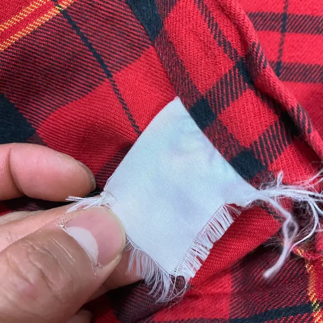 HAZZYS 헤지스 레드 체크 셔츠 L 100 상품이미지4