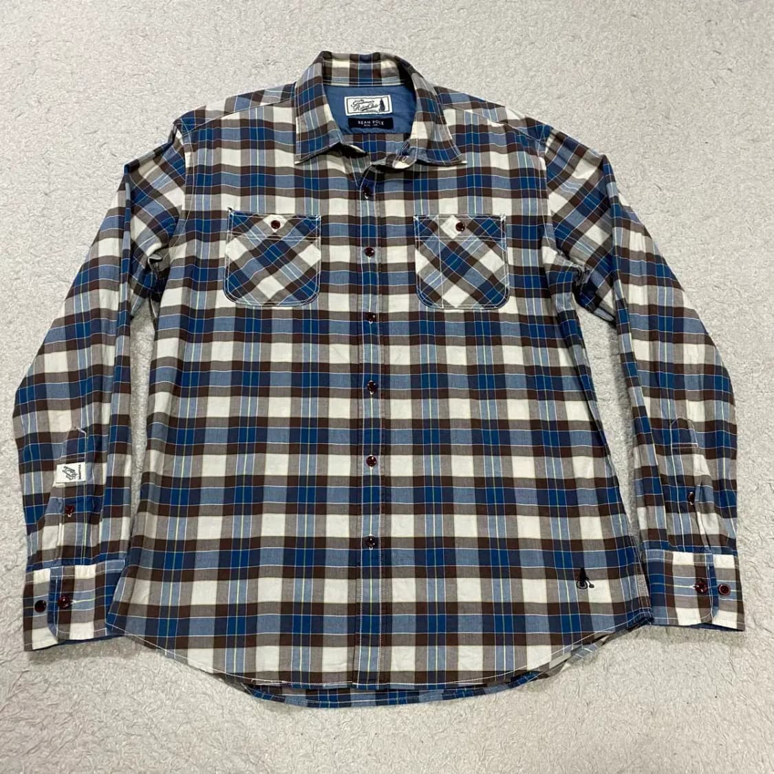 빈폴 셔츠 남방 체크 긴팔 105 상품이미지1