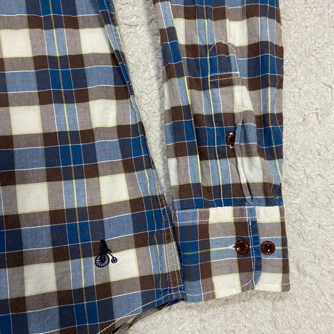 빈폴 셔츠 남방 체크 긴팔 105 상품이미지2