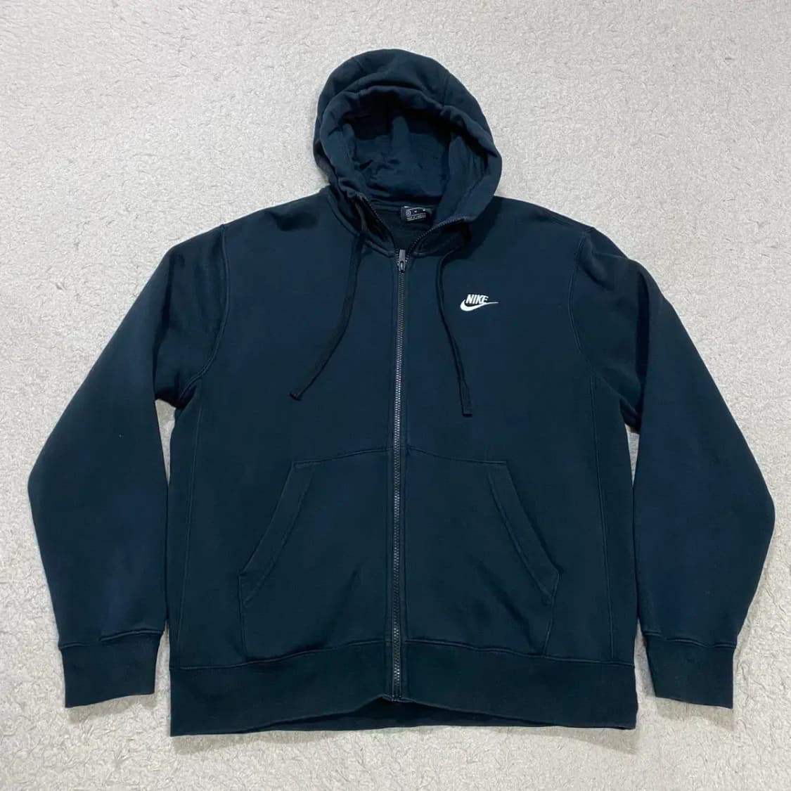 나이키 블랙 후드집업 기모 상품이미지1