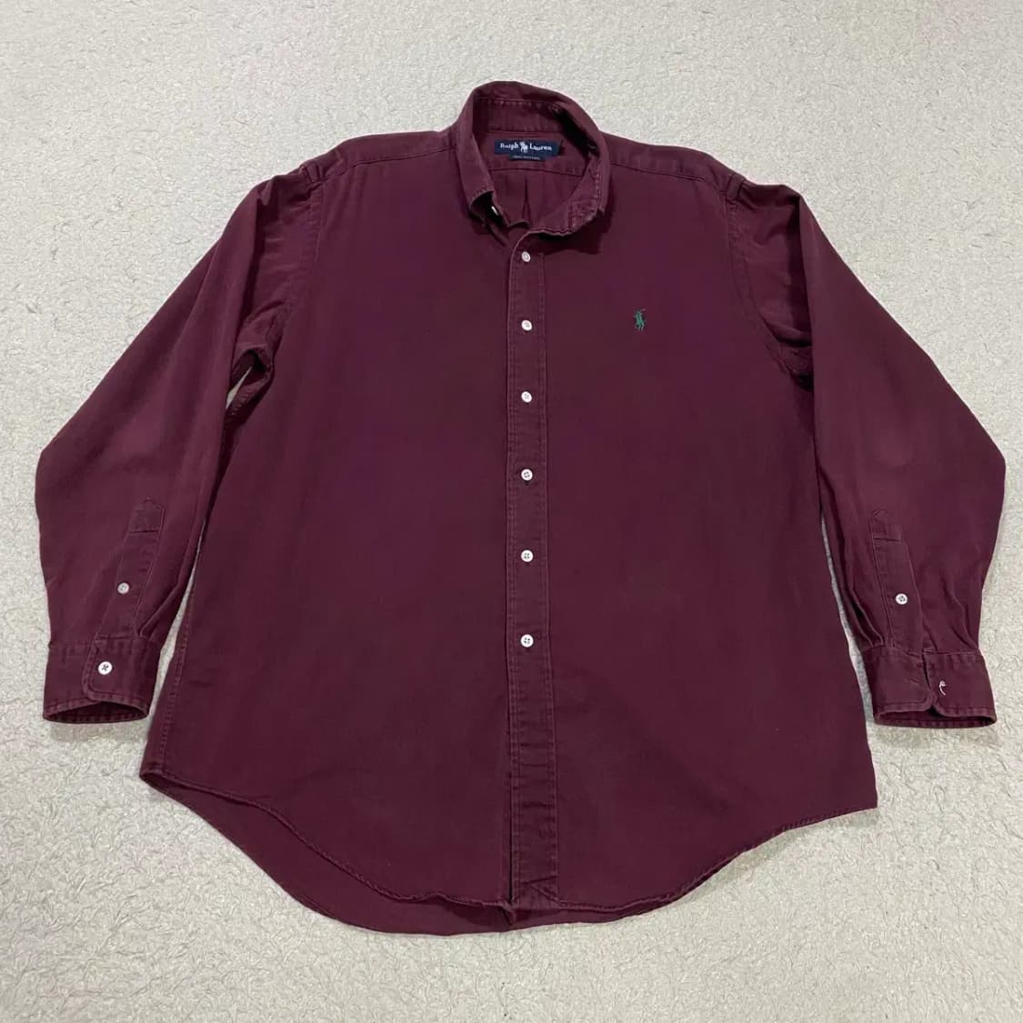 폴로 랄프로렌 긴팔 셔츠 버건디 100 상품이미지1