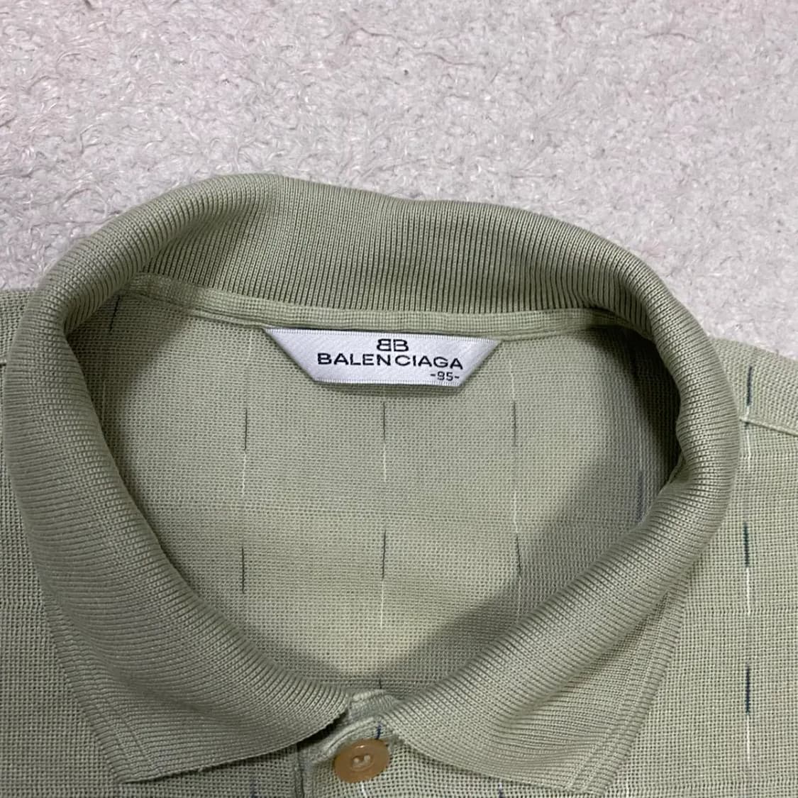 발렌시아가 긴팔 카라티 95 상품이미지3