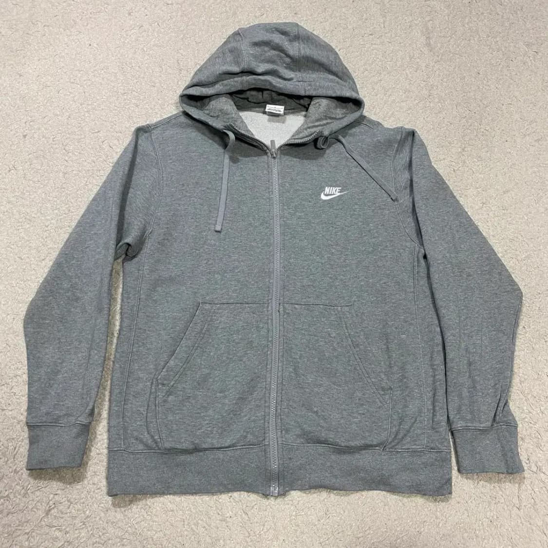 나이키 후드집업 그레이 기모 L 100 상품이미지1