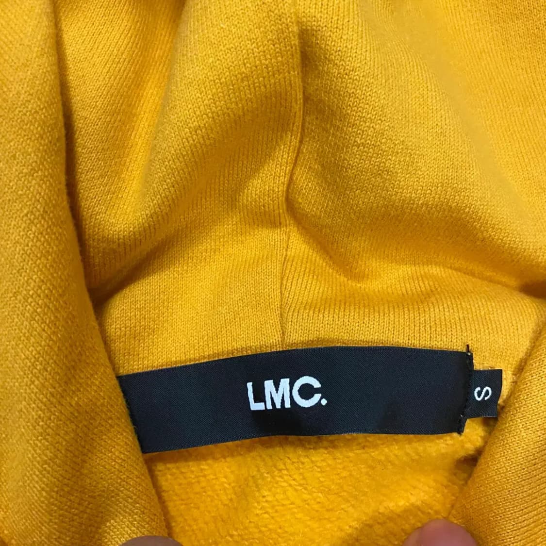 LMC 엘엠씨 후드티 옐로우 오버핏 기모 상품이미지3